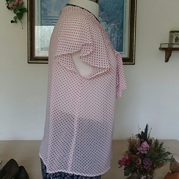 Top, Margret by be cool, red cap sleeves, M, 🌺HP🌺 - Picture 3 of 8